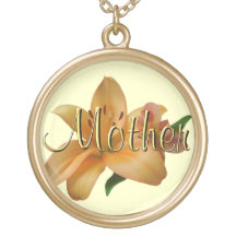 Schmuck - Halskette - Lilie u. Freund "Mutter" (L/