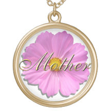 Schmuck - Halskette - mittlerer rosa Kosmos