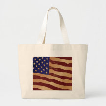 Schmutz-amerikanische Flagge Einkaufstasche