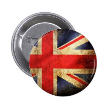 Schmutz-britischer Flaggen-Knopf Anstecknadelbutton