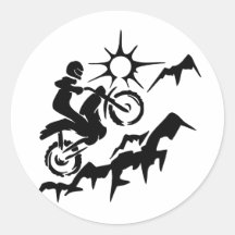 Schmutz-Fahrrad-Berg Sticker