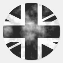Schmutz Großbritannien Runder Aufkleber