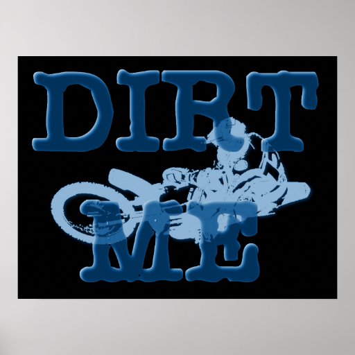 Schmutz ich Motocross-Schmutz-Fahrrad-Plakat