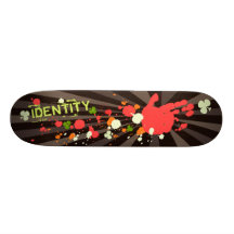 Schmutz-Identitäts-Skateboard Personalisierte Skateboards