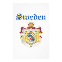 Schmutz-Schweden-Wappen Entwürfe Druckpapier