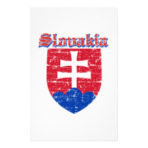Schmutz-Slowakei-Wappen Entwürfe Personalisierte Druckpapiere