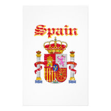 Schmutz-Spanien-Wappen Entwürfe Druckpapiere