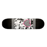 Schmutz-Tätowierungs-Herz Individuelles Skateboard