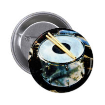 Schnarrtrommel Anstecknadelbutton