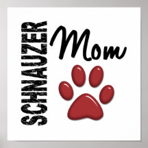 Schnauzer-Mamma 2 Plakatdrucke