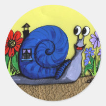 Schnecke Aufkleber