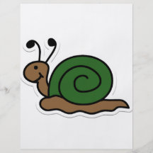 Schnecke Individuelle Flyer