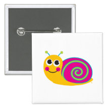 Schnecke-Knopf Button