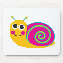 Schnecke-Mausunterlage Mousepad
