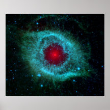 Schneckennebelfleck-Infrarot Spitzer Posterdruck