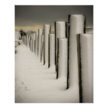 Schnee Foto Druck
