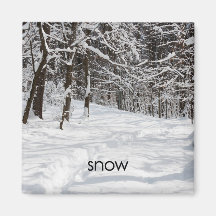 Schnee-Kühlschrank-Magnet Kühlschrankmagnet