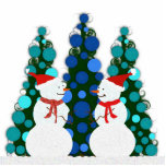Schnee-Mann-Weihnachten Photoskulpturen