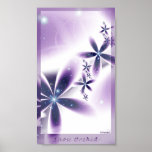 Schnee-Orchidee - Klein Plakatdrucke