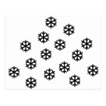Schnee Postkarte
