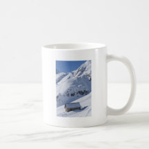 schneebedeckte Landschaft Haferl