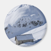 schneebedeckte Landschaft Magnete