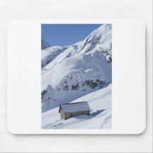schneebedeckte Landschaft Mauspad