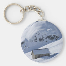 schneebedeckte Landschaft Schlüsselbänder