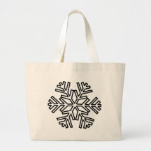 schneebedeckte Schneeflockewinterikone Taschen