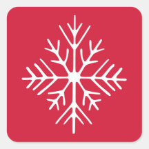 Schneeflocke-Aufkleber