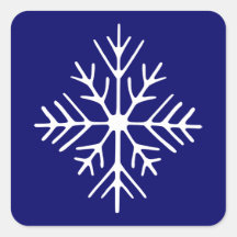 Schneeflocke-Aufkleber