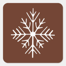 Schneeflocke-Aufkleber