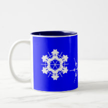 Schneeflocke-Becher Tee Tassen