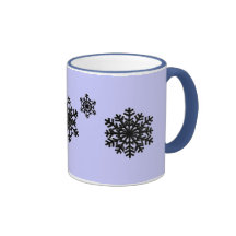 Schneeflocke-blauer Himmel-Becher Kaffee Tassen