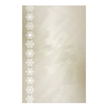 Schneeflocke-Grenzgoldfolien-Feiertags-Briefpapier Druckpapier
