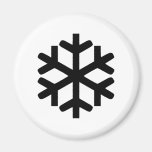 Schneeflocke Kühlschrankmagnete