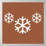 Schneeflocke-Leinwand-Kunst-Druck Plakatdrucke