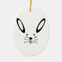 Schneehase/Osterhase Weihnachtsbaum Ornament