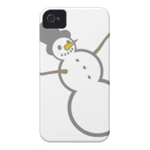 Schneemann Case-Mate iPhone 4 Hülle