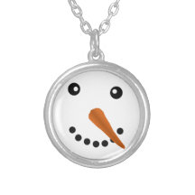 SCHNEEMANN-GESICHT AMULETTEN