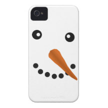 SCHNEEMANN-GESICHT iPhone 4 Case-Mate HÜLLEN