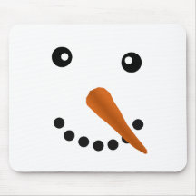 SCHNEEMANN-GESICHT MAUSPAD