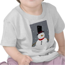 Schneemann - Silber Tshirts