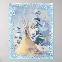 SCHNEETIPI durch SHARON SHARPE Poster