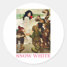 Schneewittchen und die sieben Zwerge Sticker