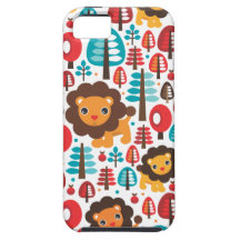 Schneiden Sie KindRetro Löwe iphone 5 Fall Etui Fürs iPhone 5