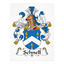 Schnell Family Crest Invites
