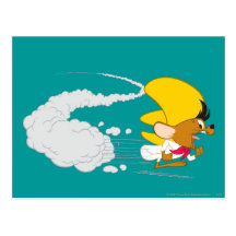 Schnelles Gonzales, das in Farbe läuft Postkarten