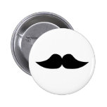 Schnurrbart Anstecknadelbutton