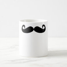 Schnurrbart-Becher Kaffee Tasse
